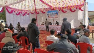 गुप्तकाशी में “जन-जन की सरकार, जन-जन के द्वार” कार्यक्रम के तहत लगा बहुउद्देशीय शिविर