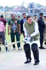 मुख्यमंत्री धामी ने मंजुल सिंह मांजिला स्मृति अंतर क्रिकेट टूर्नामेंट का किया शुभारंभ