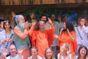 परमार्थ निकेतन में योग जिज्ञासुओं का अद्भुत संगम