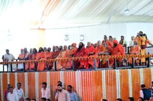 राज्य सरकार के चार साल बेमिसाल उत्सव के कार्यक्रम में संत समाज की गरिमामयी उपस्थिति