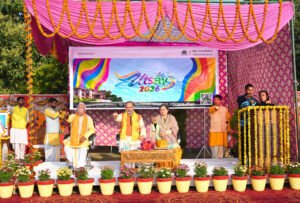 देसंविवि में तीन दिवसीय उत्सव-26 का भव्य शुभारंभ