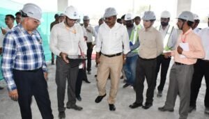 मुख्य सचिव ने किया निर्माणाधीन एम्स सैटेलाइट सेंटर, किच्छा का स्थलीय निरीक्षण