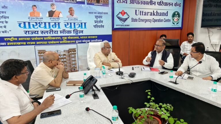 आपदा सुरक्षित उत्तराखण्ड के निर्माण में बड़ी पहल