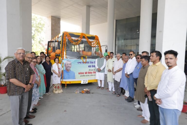 अब एम्स से माधव सेवा सदन तक संचालित होगी बस सेवा