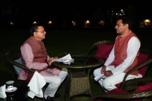 मुख्यमंत्री से सौरभ बहुगुणा ने की शिष्टाचार भेंट