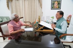 सीएम धामी से मिले कैबिनेट मंत्री कौशिक