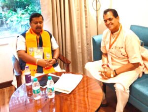 विधायक डॉ. प्रेमचंद ने भाजपा के राष्ट्रीय अध्यक्ष  नितिन नवीन से की शिष्टाचार भेंट