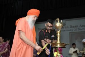 एनजीए में अलंकरण समारोह: 44 छात्र प्रतिनिधियों ने ली शपथ, अमरीश व सोनम बने स्कूल कप्तान