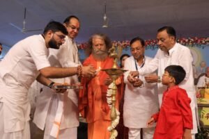 परमार्थ निकेतन के दिव्य प्रांगण में श्रीमद् भागवत कथा का शुभारम्भ
