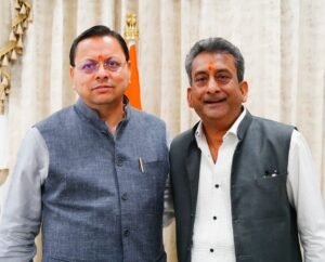 मुख्यमंत्री धामी से मिले अभिनेता हेमंत पांडे