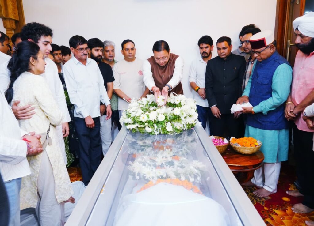 मुख्यमंत्री पुष्कर सिंह धामी ने दिवंगत निशानेबाज श्री जसपाल राणा के आवास पहुंचकर व्यक्त की शोक संवेदना