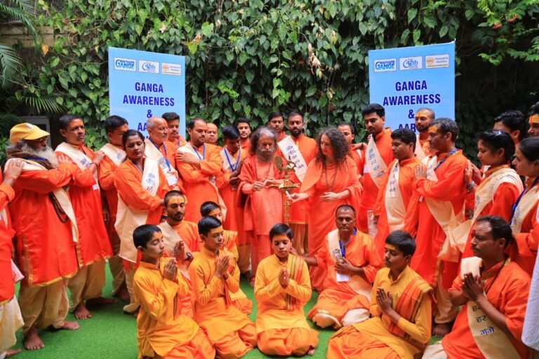 परमार्थ निकेतन में गंगा आरती जागरूकता कार्यशाला का शुभारम्भ