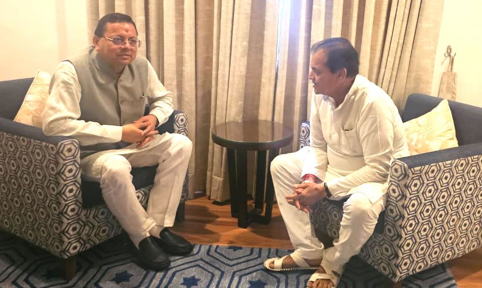 विधायक डॉ. प्रेमचंद ने मुख्यमंत्री से भेंट कर बापूग्राम वन भूमि प्रकरण पर चर्चा की