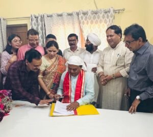 बीस सूत्री कार्यक्रम एवं कार्यान्वयन समिति के उपाध्यक्ष रामपाल ने किया कार्यभार ग्रहण