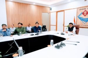 मुख्य सचिव ने परेड ग्राउंड में अंडरग्राउंड पार्किंग और सचिवालय अंडरग्राउंड पार्किंग के सम्बन्ध में बैठक ली
