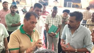 विधायक डॉ. प्रेमचंद ने डीएम के साथ 4 जुलाई को आयोजित होने वाले कार्यक्रम की तैयारियों का स्थलीय निरीक्षण किया