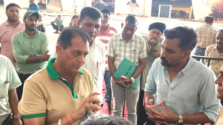 विधायक डॉ. प्रेमचंद ने डीएम के साथ 4 जुलाई को आयोजित होने वाले कार्यक्रम की तैयारियों का स्थलीय निरीक्षण किया