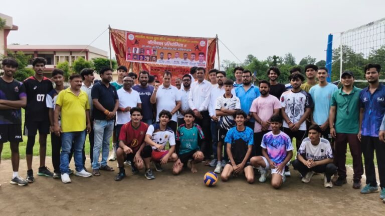 विधायक डॉ. प्रेमचंद ने किया दो दिवसीय वॉलीबॉल प्रतियोगिता का शुभारम्भ