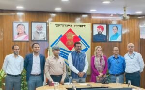 मुख्स सचिव से संयुक्त राष्ट्र विकास कार्यक्रम की भारत में डिप्टी रेजिडेंट रिप्रेजेंटेटिव सुश्री ईजाबेल ने की शिष्टाचार भेंट