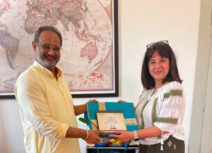 डाॅ. पण्ड्या ने आईपीयू की सेक्रेटरी जनरल से की भेंट, विभिन्न विषयों पर हुई चर्चा