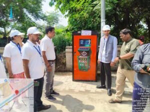 नगर निगम हरिद्वार का अनोखा नवाचार, स्मार्ट सोलर बिन का कांवड़ मेले में ट्रायल