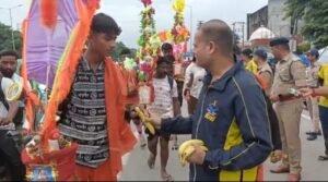 एडीजी लॉयन ऑर्डर कांवड यात्रा का जायजा लेने हरिद्वार पहुंचे