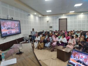 रक्षाबंधन से पूर्व ‘सशक्त बहना उत्सव योजना’ के अंतर्गत मुख्यमंत्री जी ने समूह की महिलाओं से किया वर्चुअल संवाद