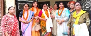 डॉ. संतोष चौहान के प्रदेश उपाध्यक्ष बनने पर महिला कार्यकर्ताओं ने किया स्वागत