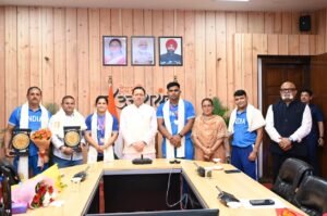 कॉमनवेल्थ गेम्स 2026 के उत्तराखंड के पदक विजेताओं और प्रशिक्षकों को मुख्यमंत्री धामी ने किया सम्मानित