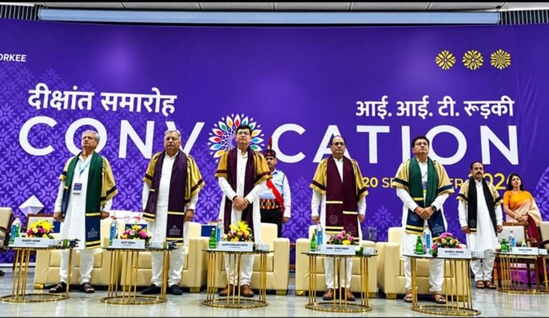 आईआईटी रुड़की दीक्षांत समारोह 2026 में उच्च शिक्षा, शोध और नवाचार की उपलब्धियों का जश्न