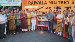 विधायक डॉ. प्रेमचंद ने मोमबत्ती जलाकर नेपाल त्रासदी में दिवंगत आत्माओं को श्रद्धांजलि अर्पित की