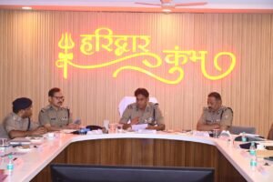 कुम्भ मेले की तैयारियों का जायजा लेने हरिद्वार पहुंचे एडीजी डा. वी मुरुगेशन