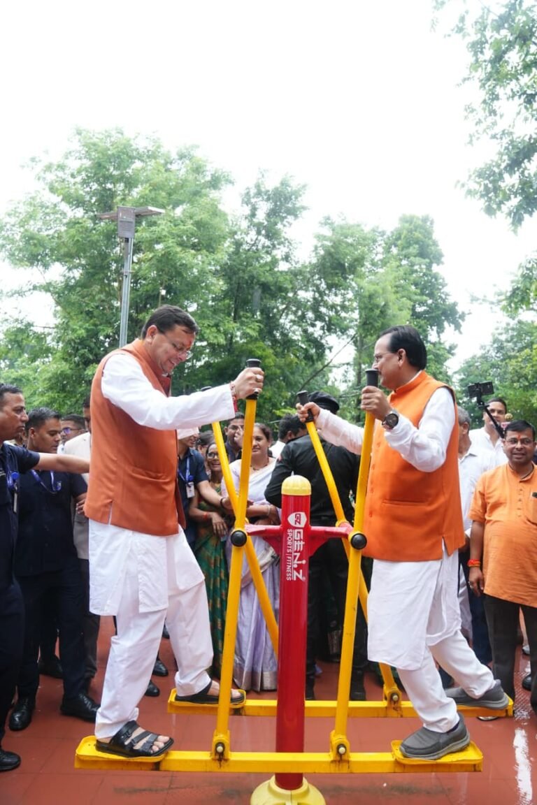 खटीमा में नगर वन ऑक्सीजन पार्क का मुख्यमंत्री ने किया लोकार्पण