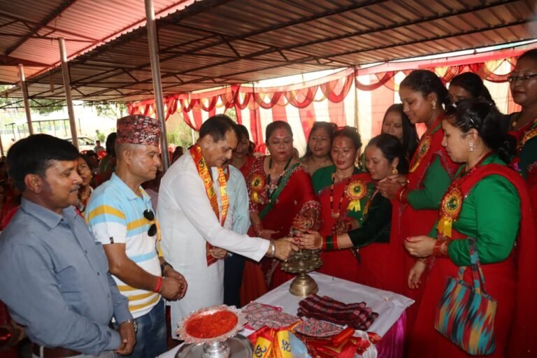गोर्खाली महिला हरितालिका तीज महोत्सव में विधायक डॉ. प्रेमचंद ने किया प्रतिभाग