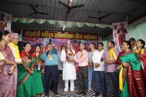 गोर्खाली महिला हरितालिका तीज महोत्सव में विधायक डॉ. प्रेमचंद ने किया प्रतिभाग