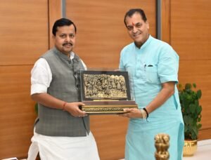 विधायक डॉ. प्रेमचंद मिले भाजपा के राष्ट्रीय अध्यक्ष नितिन नबीन से