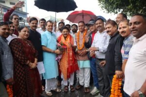 संगठन मंत्री फणीन्द्रनाथ का विधायक डॉ. प्रेमचंद एवं कार्यकर्ताओं ने किया गर्मजोशी से स्वागत