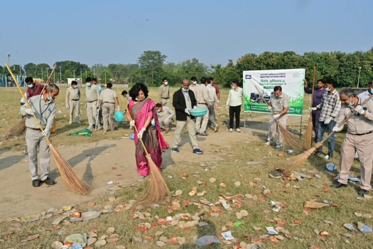 विशेष अभियान 6-0 के अंतर्गत बीएचईएल में चलाया स्वच्छता अभियान