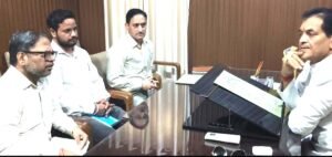 विधायक डॉ. प्रेमचंद ने जल संस्थान एवं नगर निगम के अधिकारीयो के साथ बैठक कर की पेरी अर्बन योजना की समीक्षा